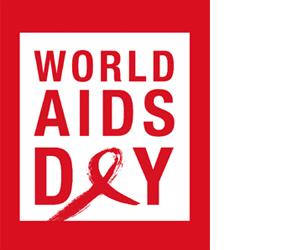 A logo for Worlds Aids Day