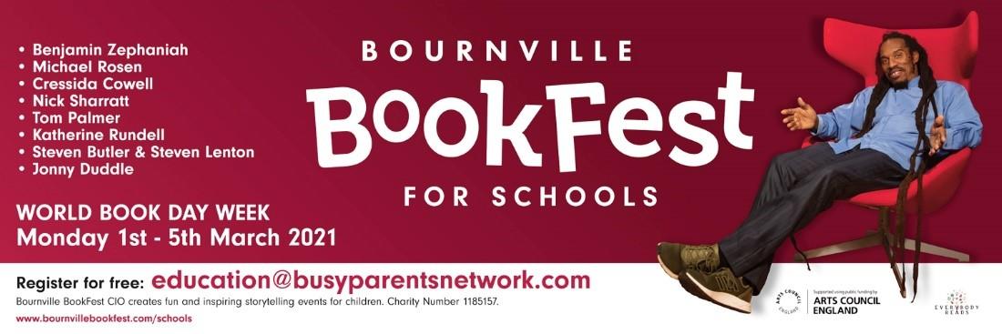 Bournville Bookfest logo