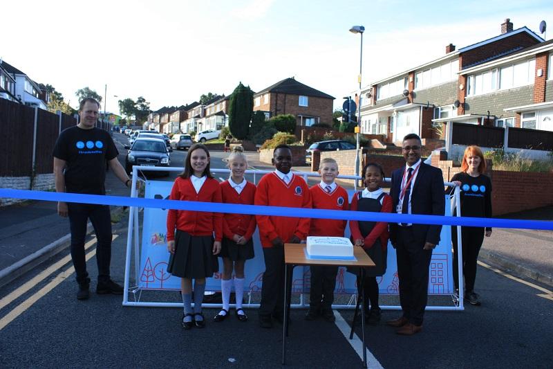 Children at Car Free School Street launch