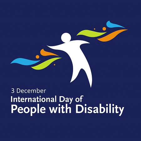 Poster advertising international day of people with disability