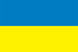 Image of the colours of Ukraine
