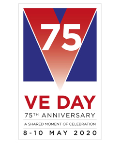 VE 75th anniversary poster