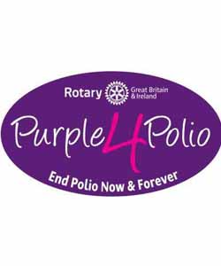 logo for purple4polio