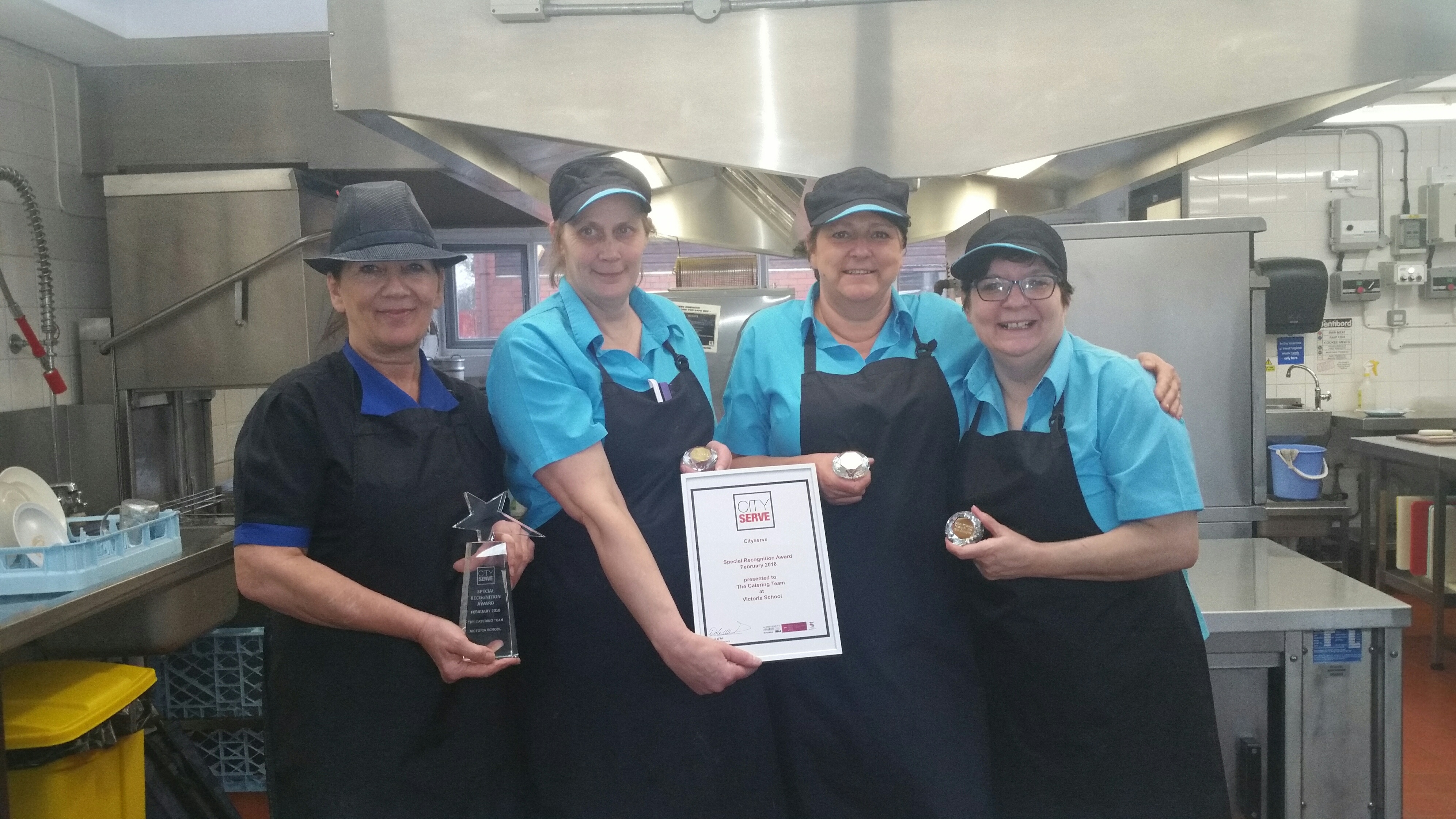 Congratulations to the Catering Team at Victoria School.