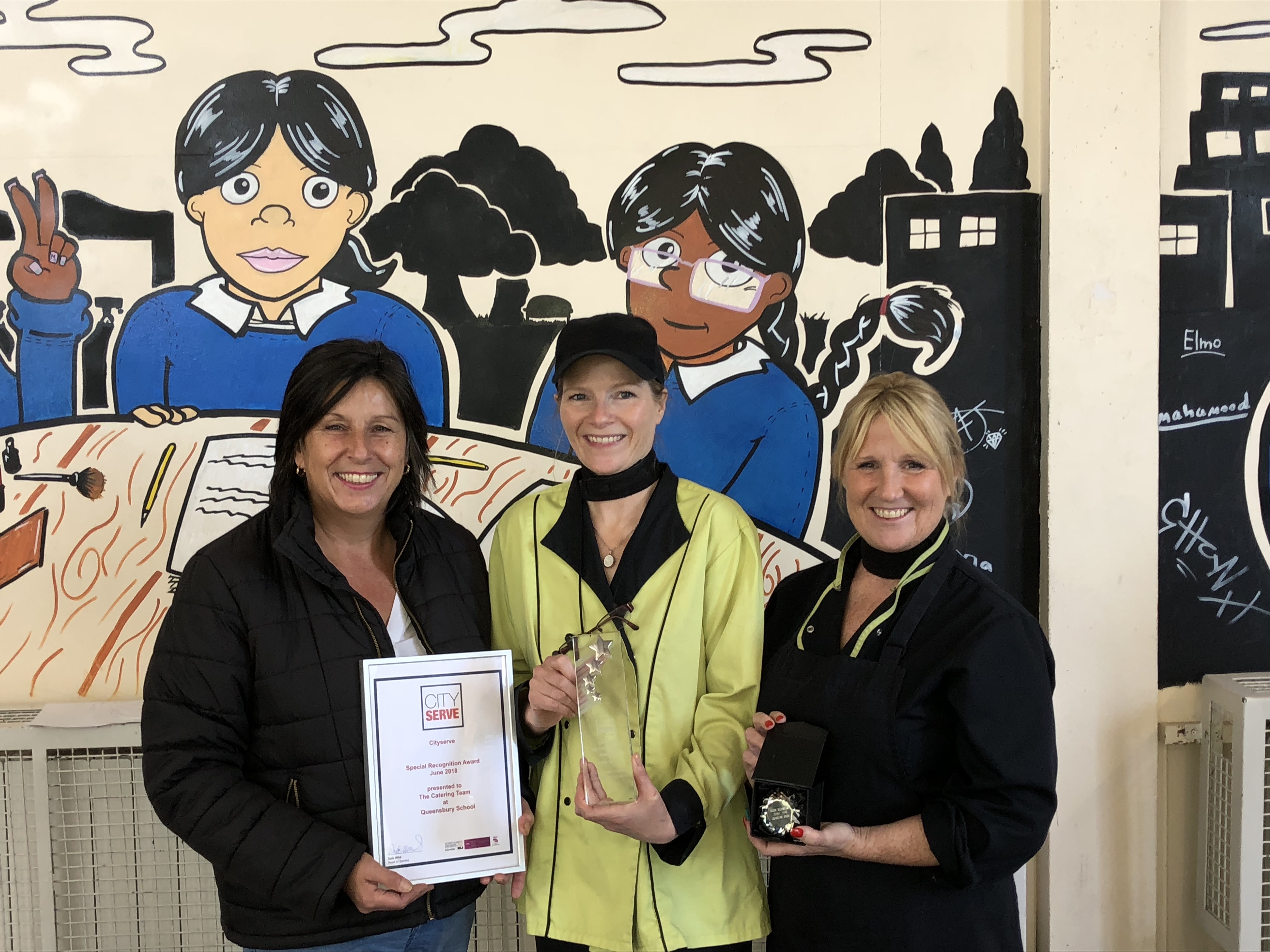 Congratulations to the catering team at Queensbury Special School who have won a Special Recognition Award